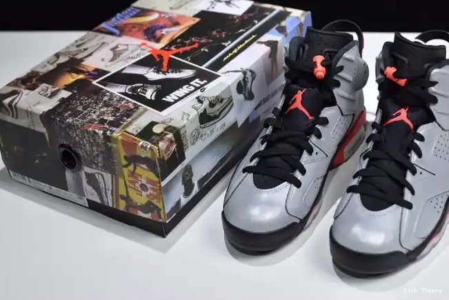 Kicktheory JSP Jordan Reflective 6 Air Infrared CI4072-001 3M 0529